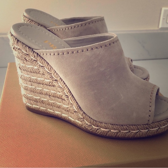 Prada Wedge Espadrilles 37.5 - Picture 14 of 16